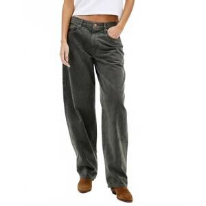NEW SLVRLAKE ella barrel leg jean in grey